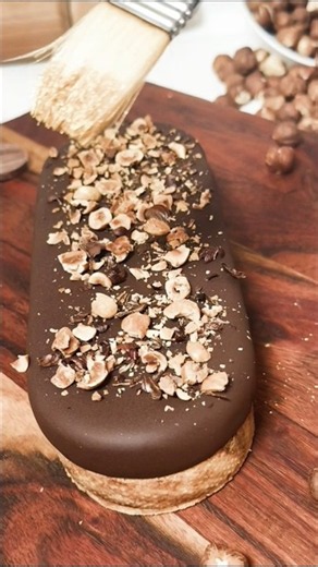 Hazelnut & chocolate Tart !#pastry #baking #shorts