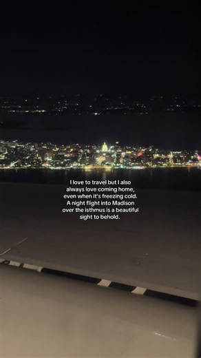 Stunning Night Flight Over Madison, Wisconsin