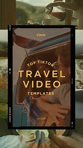 5.4K views · 180 reactions | Lights, camera, travel! ✈️ Unleash your inner filmmaker on TikTok with these travel video templates. Which one is your favorite? | Canva | Facebook