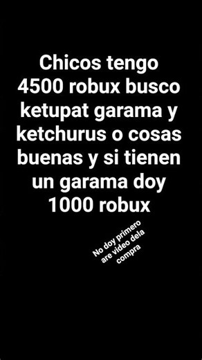 tengo 4500 robux