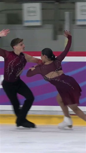 Mouaden / Bigot take the top of the podium in Riga🥇⛸️