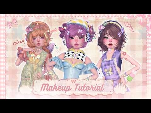 ✩°｡🧸𖦹 8 Cute and Easy Custom Makeup tutorial in DTI | Dress to impress