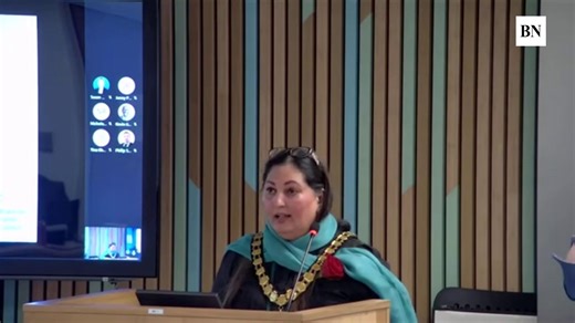 Video footage shows the inauguration of the Bracknell Forest mayor amid her trial for ‘perverting the course of justice’. The former mayor of Bracknell, Naheed Ejaz, allegedly tried to help her son escape justice for feeding ecstasy to a 15 year old girl and raping her, Winchester Crown Court has been told. She was elected as a Bracknell Forest councillor in May 2023 and was immediately made Mayor of the borough of Bracknell Forest in May 2023 – serving until May 2024, with her son acting as her
