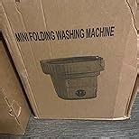 Mini Portable Washing Machine Small with Spin, Lavadora Portatil Washer Foldable, Small Washing Machine Portable Used for Travel Green