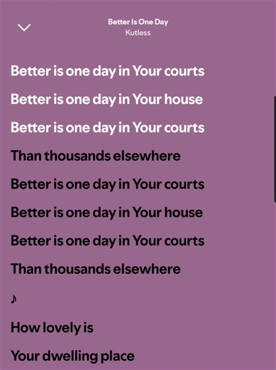 Better is One Day #worshipmusic #worship #Jesus #letspraise #kutless