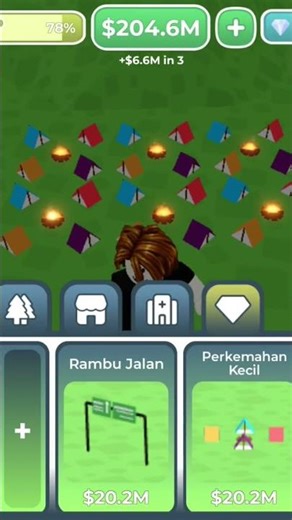 build a camping tent roblox #trending #roblox #games #sahabatoby #gaming #rblx #shorts #shortsfeed