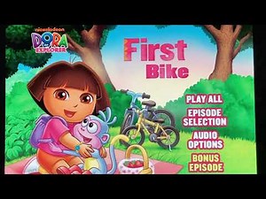 NICKELODEON DORA THE EXPLORER First Bike DVD Menu Walkthrough 🇦🇺