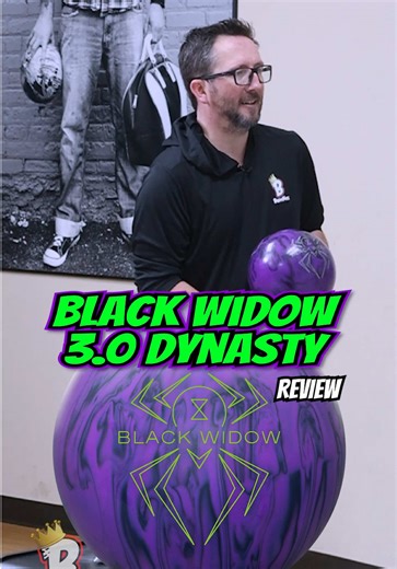 HAMMER BLACK WIDOW 3.0 DYNASTY REVIEW! #Bowling #BowlingTikTok #BrunsNick #BlackWidowDynasty #HammerBowling