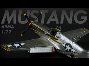 Bare metal beauty: Arma Hobby's 1/72 F-6C Mustang | Full Build in 4K