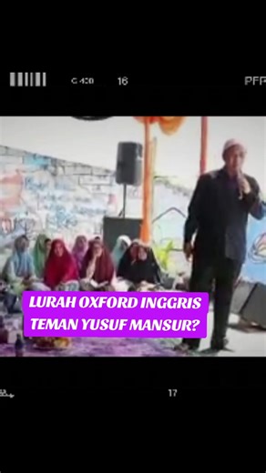 LURAH OXFORD INGGRIS TEMAN YUSUF MANSUR?