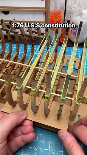 1:76 U.S.S constitution model ship