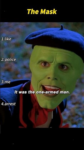 The Mask (1994) | "Put Your Hands Up, But You Told Me Not to Move. Alright, Alright, Unfreeze!"