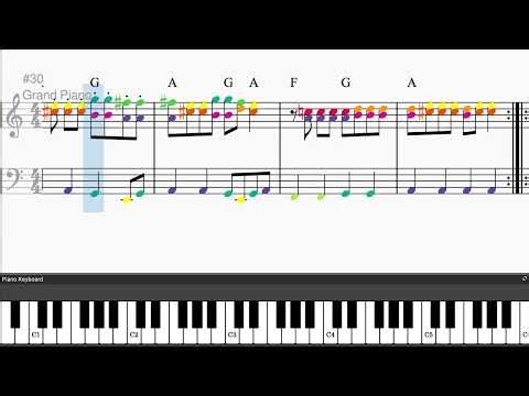 Axel F by Harold Faltermeyer - Easy piano tutorials with sheetmusic