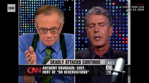 Bourdain in Beirut during 2006 deadly attacks