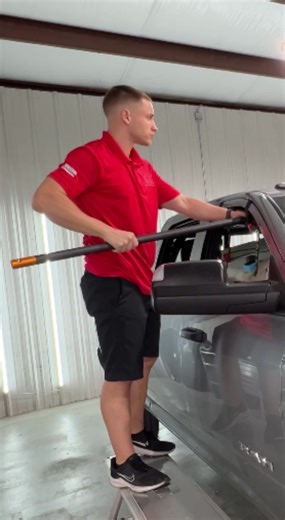 Pristine Hail Damage Repair with Telescoping Carbon Fiber Rod