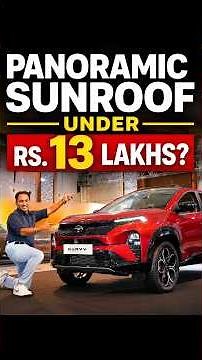 PANORAMIC SUNROOF under Rupees 13 Lakhs ? 😱 | New Tata Curvv 2026