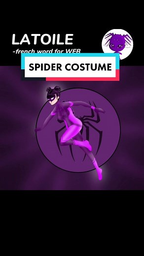 Design Your Own Spider Costume with Kwami Superhero Theme