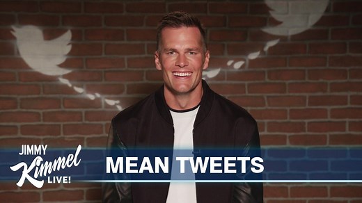 983K views · 151 reactions | Football fans are a passionate bunch, and from time to time we put that passion on display. With that said, it’s time once again for an all-new, all-NFL edition of #MeanTweets featuring Tom Brady, Patrick Mahomes, Travis Kelce, Corey Clement, Joey Bosa, Devin Funchess, Sony Michel, Todd Gurley, Jay Ajayi, Clay Matthews, Jared Goff, Michael Irvin & Terry Bradshaw. | Jimmy Kimmel Live | Facebook