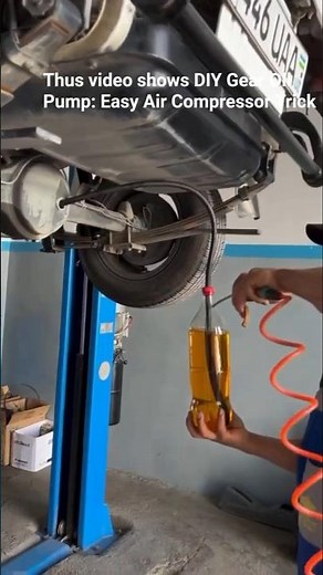 How to Refill Gearbox Oil Using a Plastic Bottle