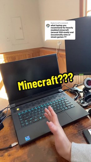 Replying to @sof which pc is best for modded minecraft? #msi #alienware #newegg #gaminglaptop