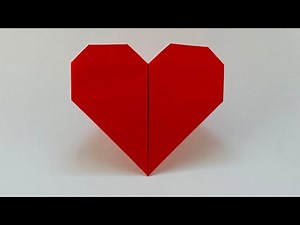 ORIGAMI HEART EASY TUTORIAL | HOW TO MAKE A PAPER HEART STEP BY STEP