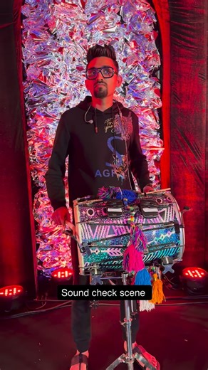 Manthan Maru on Instagram: "Sound check scene . . #soundcheck #dhol #music #musician #artists"