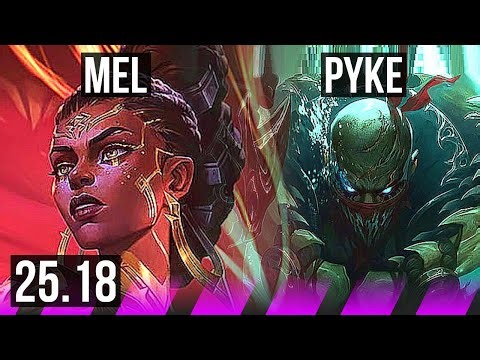 MEL & Jhin vs PYKE & Draven (SUP) | 4/1/2 | KR Master | 25.18