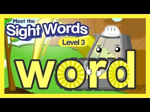 Meet the Sight Words Level 3 - "word"