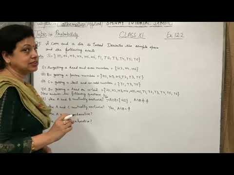 Events and Exercise | Ex-12.2 | Probability | Class- 11 | Applied Maths
