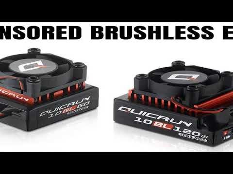 A must-have product! Hobbywing QUICRUN Sensored 10BL120 120A /10BL60 60A 2-3S Lipo Brushless ESC f
