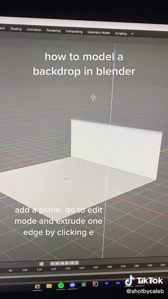 backdrop in blender #blender #blender3d #blendertutorial #blenderanimation #blendermodeling #3d #fypシ #spinninglogo