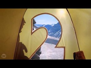 BBC TWO ident 2007 to 2009 - Tent, Snow/Mountain