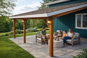 DIY 20x20 Lean to Patio Cover Plans - Attached Pavilion Plans - PDF Download - Etsy