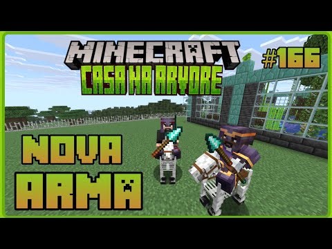 A GRANDE ATUALIZAÇÃO CHEGOU! Nova arma ! - MINECRAFT #166 ft PIRES
