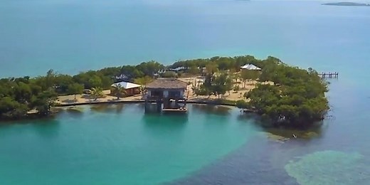You can rent an entire private island in Belize on Airbnb