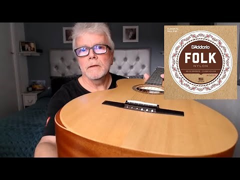D'Addario EJ33 80/20 Bronze Folk Ball End Classical Guitar Strings Review -Taylor Academy 12e-N