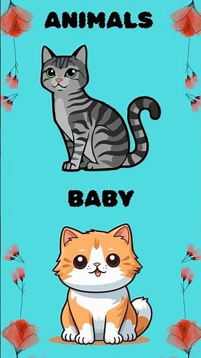 Animals and Their Babies | Baby Animals Names | Kids Learning Video