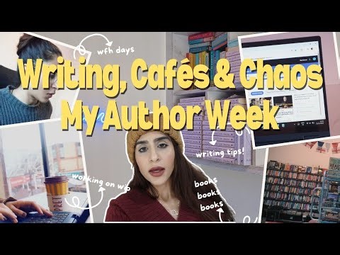 A week in my life as a full-time author: writing, cafes & my best writing tips ✍️📚