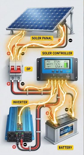 Solar Controller Inverter Circuit | DIY Solar Charge Controller & Power Inverter Tutorial