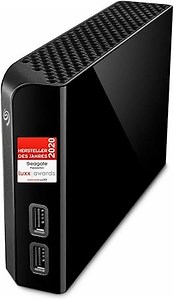 Seagate Backup Plus HUB, externe Festplatte mit 2-fach USB Hub 8TB, 3.5 Zoll, USB 3.0, PC, Notebook & Mac, inkl. 2 Jahre Rescue Service,Modellnr.: STEL8000200