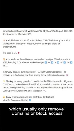BreachForums Just Got Taken Down… Again #cybersecurity #cyberattack #cybernews