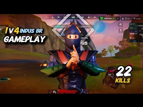 Indus BR 1v4 Gameplay ‪@IndusGame‬ #indiakaindus #indusbattleroya #indusbr #newgame #support