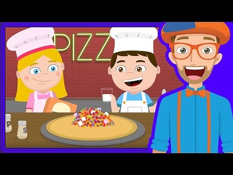 The Pizza Song for Kids and more | Blippi Videos for Toddlers