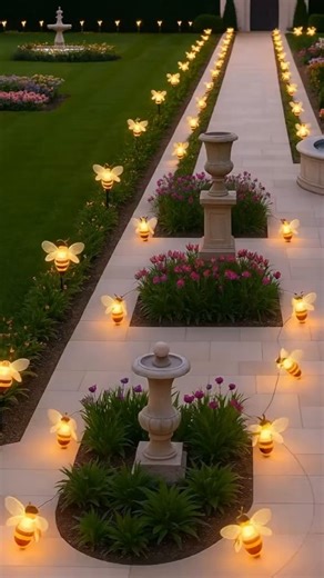 121 reactions · 17 shares | Transform your garden into a magical space with charming bee string lights. Learn to weave lights through trellises, drape them over branches, and highlight garden features | Shields Collazo McClafferty | Facebook
