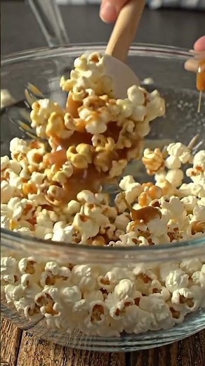 Homemade Caramel Popcorn Recipe #generativeai