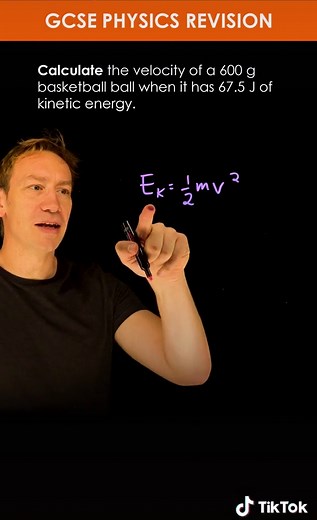Calculating Velocity from Kinetic Energy in GCSE Physics