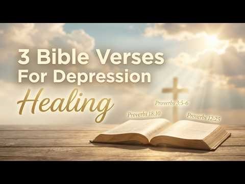 Feeling Depressed? These 3 Bible Verses Bring Healing