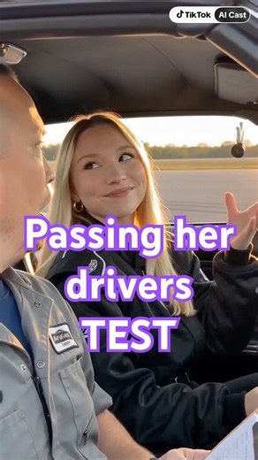 16 year old gets her drivers license #driving #car #girl #funny