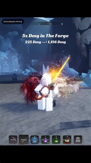 How to do 5x Dmg in The Forge! #roblox #robloxfyp #theforge #theforgeroblox #theforgetips