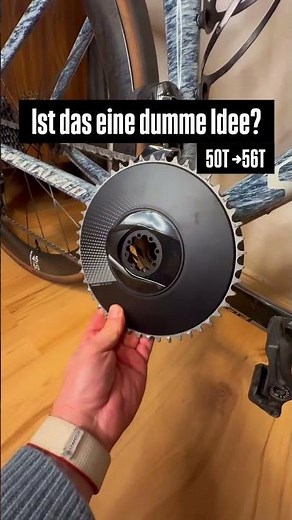 Go for it? Mein Kettwnblatt von 2By auf 1By am Rennrad wechseln? Sram aero chainring